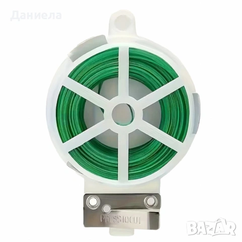 Градинска тел с вградена резачка 20м – Мека връзка за растения и декорация, Ø 1.8мм, снимка 10 - Други - 53833464