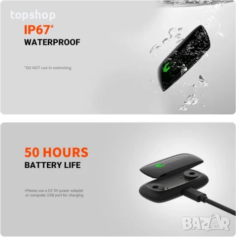 НОВ, ТЕСТВАН COOSPO пулсомер за гърди с акумулаторна батерия  H9Z, HRM Bluetooth 5.0 ANT+, снимка 4 - Други - 50556750