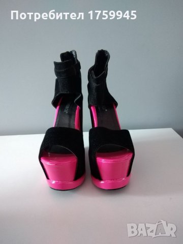 Страхотни дамски обувки на висока платформа , снимка 7 - Сандали - 35900323