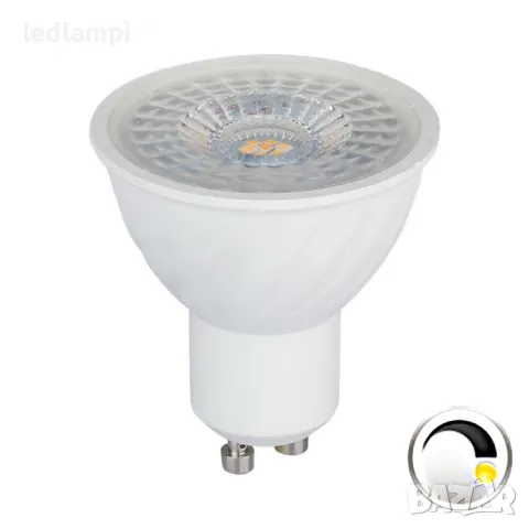 LED лампа 6W GU10 Неутрално Бяла Светлина - Димируема