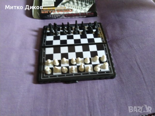 Магнитен шах нов 130х130 мм, снимка 5 - Шах и табла - 42317811