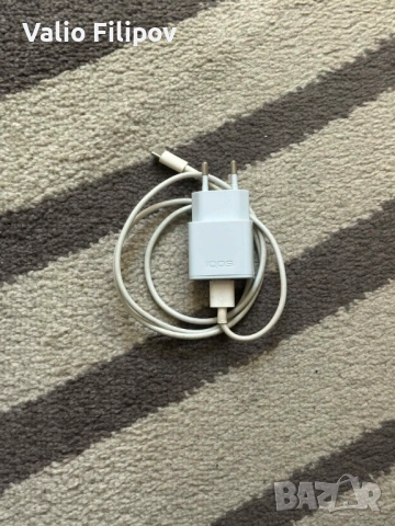 IQOS ORIGINAL – неизползван, син + оригинално зарядно и четка, снимка 10 - Друга електроника - 53783903