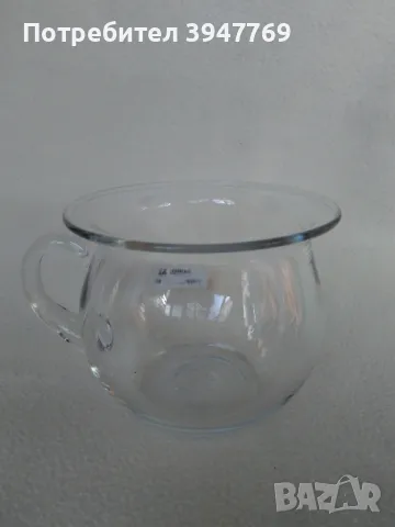 стъклена купа - чаша, снимка 3 - Декорация за дома - 50072419