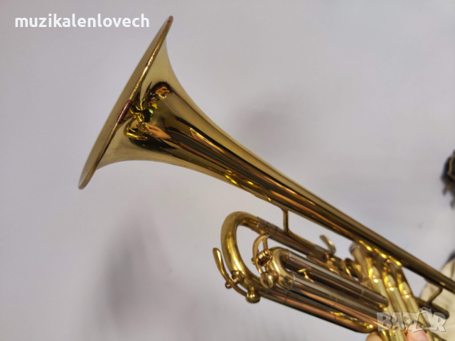 Bufon B-Flat Trumpet (P-357) Made in France - Френски Б Тромпет с твърд куфар, снимка 11 - Духови инструменти - 44552388