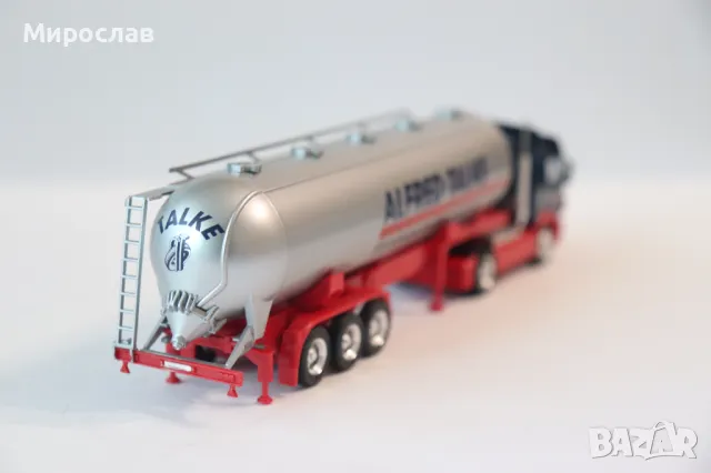 HERPA H0 1/87 MERCEDES ЦИЛОЗ ЦИСТЕРНА КАМИОН ТИР МОДЕЛ, снимка 7 - Колекции - 50142914