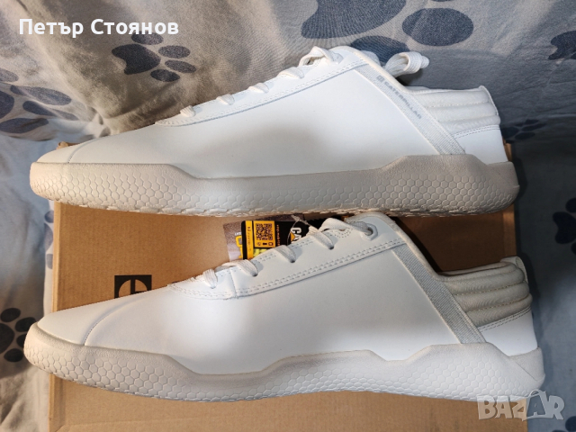 Мъжки сникърси от естествена кожа Caterpillar №46, снимка 8 - Спортно елегантни обувки - 53793068
