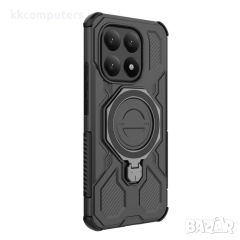 Магнитен калъф за Xiaomi 15T- Удароустойчив Корпус с 360° Въртяща Стойка, 5 Цвята, снимка 6 - Калъфи, кейсове - 52390176