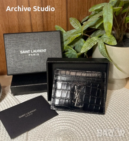 Saint Laurent YSL Cardholder/Картхолдер - НАЛИЧНИ!, снимка 4 - Портфейли, портмонета - 53501667