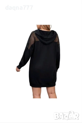 Дамска рокля/ суичър модерна, ежедневна, с качулка, , снимка 14 - Суичъри - 50677675