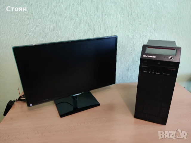 Компютър Lenovo + монитор Samsung