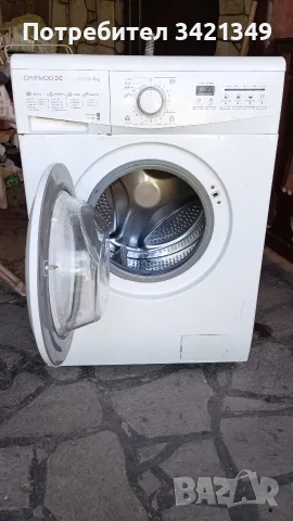 продавам пералня със счупена кръстачка на барабана всичко ,двигател,помпа и електроника работят., снимка 2 - Перални - 55979589
