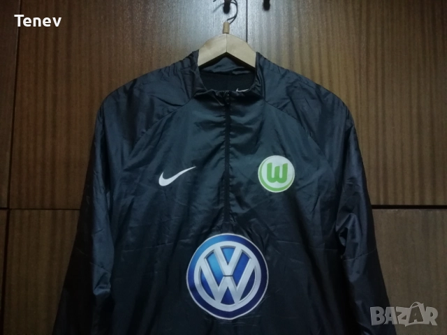 VfL Wolfsburg Nike ново оригинално горнище ветровка Фолфсбург Фолксваген Volkswagen VW, снимка 3 - Спортни дрехи, екипи - 52777125