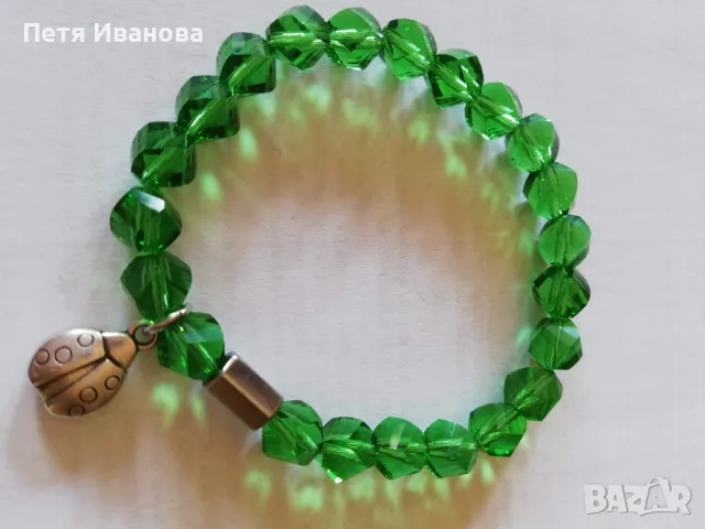 Гривни от полускъпоценни камъни със сребърни елементи , снимка 16 - Гривни - 49567330