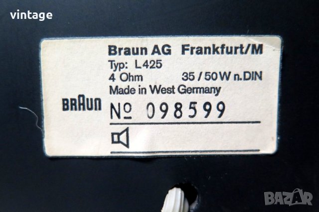 Braun L425, снимка 5 - Тонколони - 41696733
