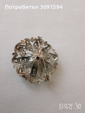 Брошка винтидж стил , снимка 5 - Други - 41858337