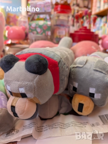 Нова плюшена играчка Майнкрафт вълк/куче, снимка 2 - Плюшени играчки - 52850751