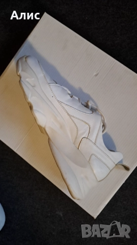 Бели маратонки ест.кожа марка Nuwe