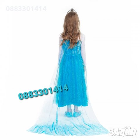 Рокля Елза Замръзналото кралство Frozen , снимка 12 - Детски рокли и поли - 34456068