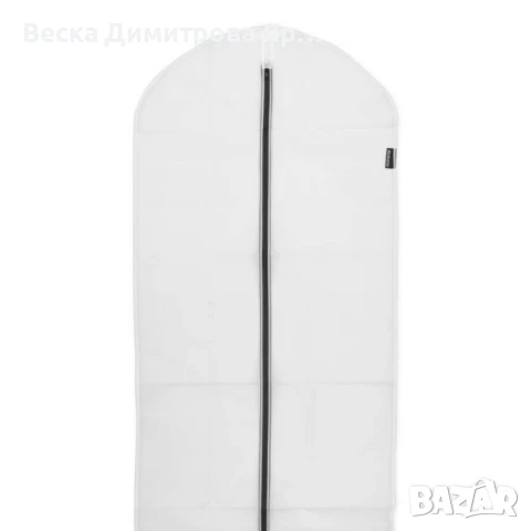 Комплект калъфи за дрехи Brabantia, paзмepи M/L/XL, Transparent/Grey, 2 броя, снимка 2 - Други стоки за дома - 50622448