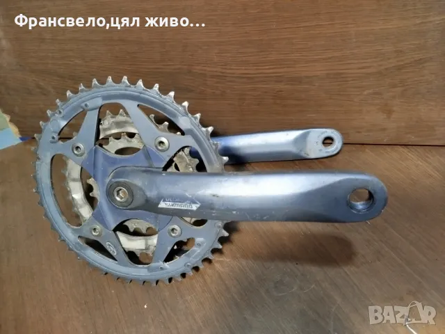 Курбел със средно движение за велосипед колело Shimano deore lx fc m 571, снимка 1 - Части за велосипеди - 49311890