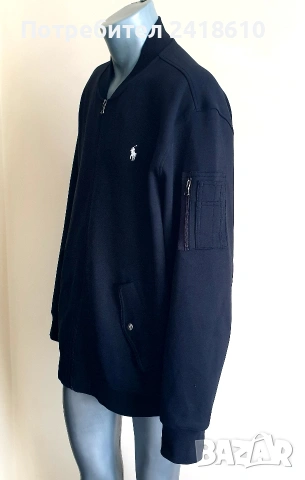 POLO Ralph Lauren Cotton Bomber Mens Size 2XL НОВО! ОРИГИНАЛ! Мъжко Горнище - Бомбер - яке!, снимка 7 - Спортни дрехи, екипи - 53579255