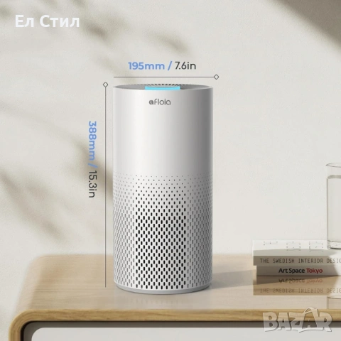 Пречиствател за въздух–3-степенна филтрация, 1076 ft² покритие, 22 dB, 7 цвята светлина, снимка 6 - Други стоки за дома - 53589877