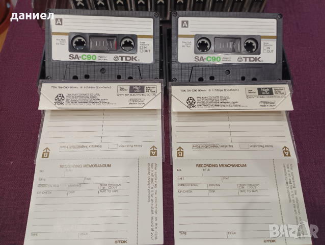 12 бр. от по-дъртите аудио касети - 10 бр. TDK SA-C 90 и 2 бр. TDK SA-C 60 - TYPE II - хромна лента , снимка 5 - Аудио касети - 44808185