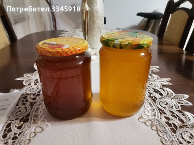 Пчелен мед букет  и липа 8лв буркан , снимка 1 - Пчелни продукти - 41103558