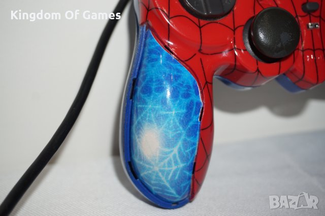 Оригинален джойстик Spider-Man Marvel Naki за Playstation 2  ТЕСТВАН И РАБОТЕЩ, снимка 8 - Аксесоари - 41291690