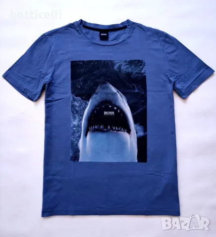 Hugo Boss Shark Cotton Short Sleeve Mens - M - oригинална мъжка тениска