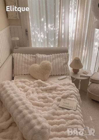 Луксозно меко одеяло- Двулицево - 220x240 см - 3.5кг на бройка, снимка 8 - Олекотени завивки и одеяла - 53189580