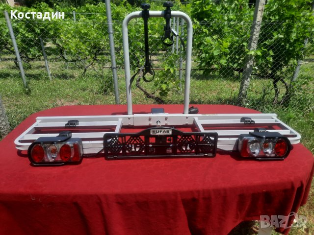 Багажник за колела за теглич Eufab, снимка 3 - Аксесоари и консумативи - 41568898