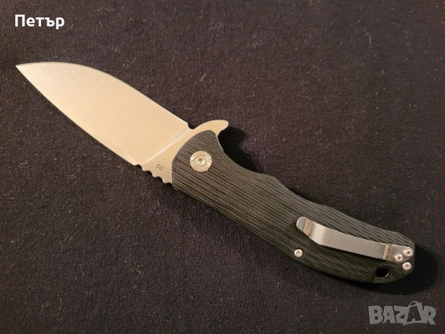 CH 3504 - флипер, D2 острие, G10 чирени , снимка 2 - Ножове - 36285226