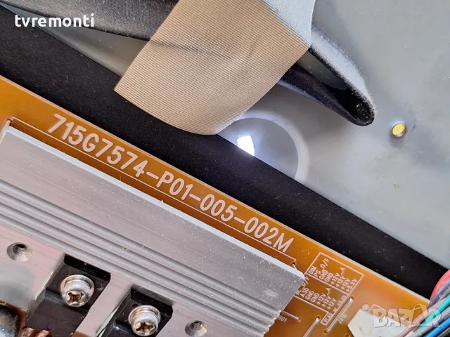 POWER BOARD ,715G7574-P01-005-002M,for PHILIPS 49PFS4131/12 DISPLAY TPT490F2-FHBN0.K REV:S8940Q, снимка 2 - Части и Платки - 47770075