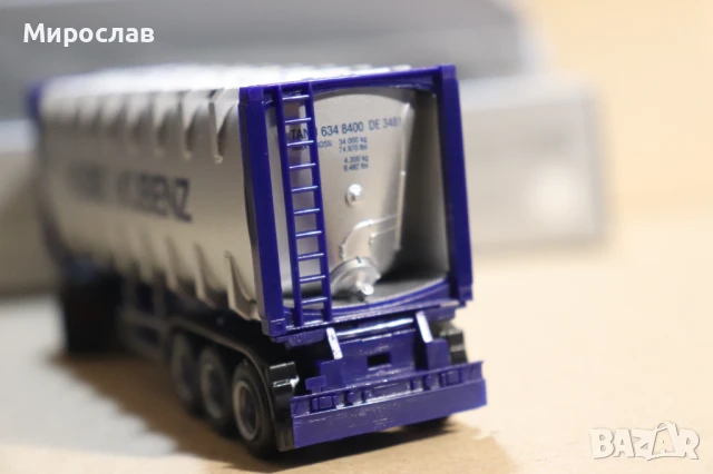 HERPA H0 1/87 SCANIA КАМИОН ТИР МОДЕЛ ЦИСТЕРНА ГОНДОЛА , снимка 9 - Колекции - 50909838
