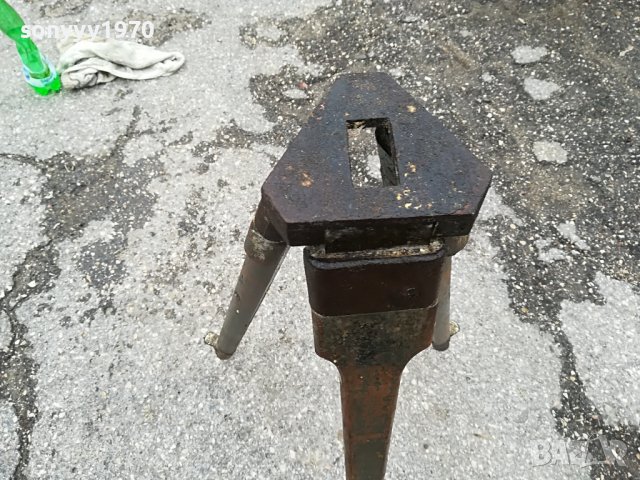 поръчана-стара тринога-дърво и метал 1701231835, снимка 3 - Антикварни и старинни предмети - 39340491