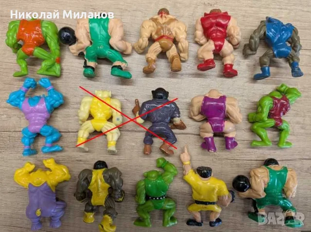 Разбойници | Monster wrestlers in my pocket, снимка 2 - Колекции - 55904900