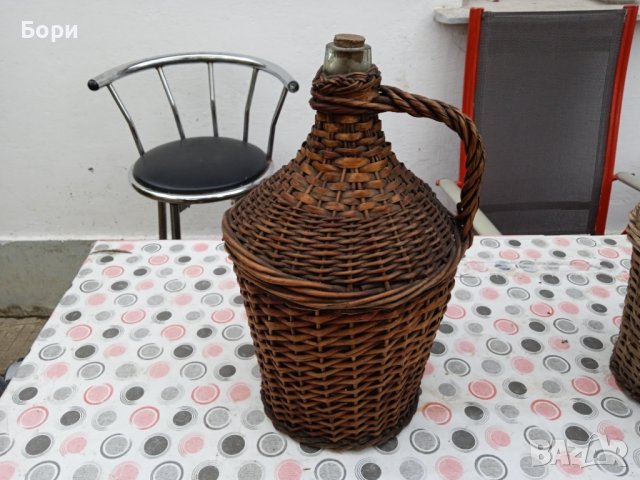 Стара дамаджана  10 литра / 2 /, снимка 2 - Буркани, бутилки и капачки - 38811403