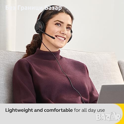 Нови Jabra Evolve2 30 SE Стерео Слушалки С Шумопотискане - USB-C, снимка 8 - Слушалки и портативни колонки - 44681478