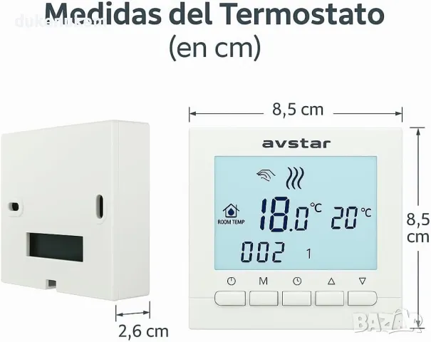 НОВ! Програмируем термостат за газови котли с LCD дисплей, снимка 6 - Друга електроника - 49825761