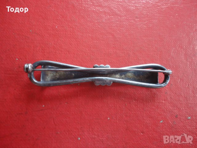 Страхотна сребърна брошка Арт Деко  835, снимка 2 - Други - 39945894