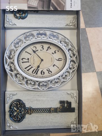 Часовник с декорация, снимка 5 - Стенни часовници - 41581739