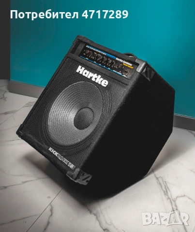 Комбо Усилвател за Бас Кирара Hartke HA120 във Отлично състояние, снимка 3 - Ресийвъри, усилватели, смесителни пултове - 53236309