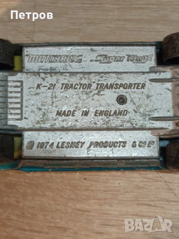 Tractor Transporter (1974г).Matchbox, снимка 6 - Колекции - 51318385
