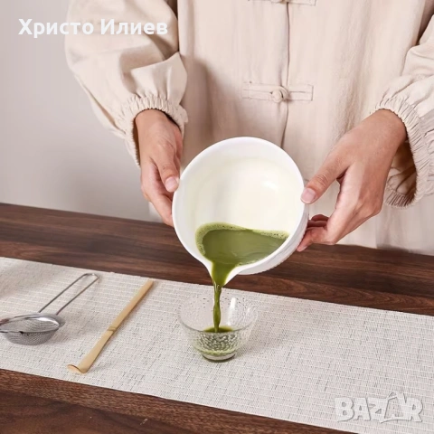 Комплект за чай матча Matcha 5 броя сет Японски матча сет чъсен купа лъжичка, снимка 5 - Други стоки за дома - 53705467