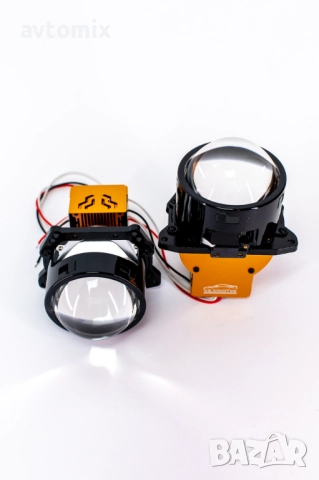 LED Лупи за вграждане 3.0 инча 80W 10000LM 2 бр к-т къси и дълги, снимка 3 - Аксесоари и консумативи - 51809483