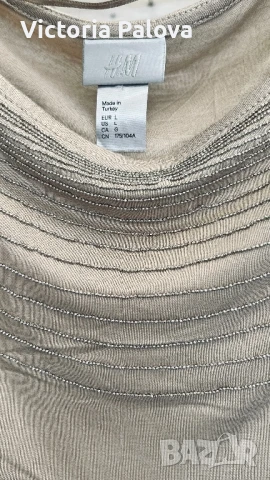 Тънка нежна блуза H&M 100% вискоза, снимка 3 - Корсети, бюстиета, топове - 50959048