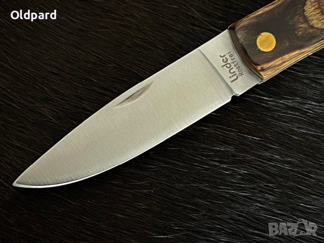 Сгъваем нож (острието - 8,2 см) за лов, туризъм или къмпинг Linder. Reisender Medium (330410), снимка 2 - Ножове - 41852130