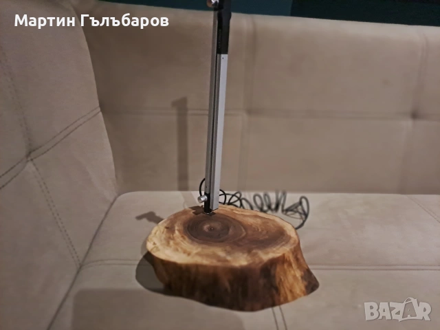 Лампи с дървена основа, снимка 5 - Други ценни предмети - 53065613