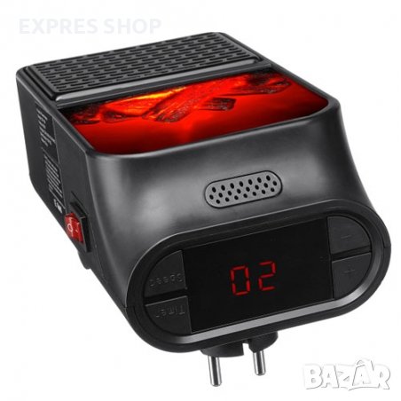 ПОРТАТИВНА МИНИ ПЕЧКА С ЕФЕКТ ПЛАМЪК FLAME HEATER 900W, снимка 12 - Отоплителни печки - 38788456